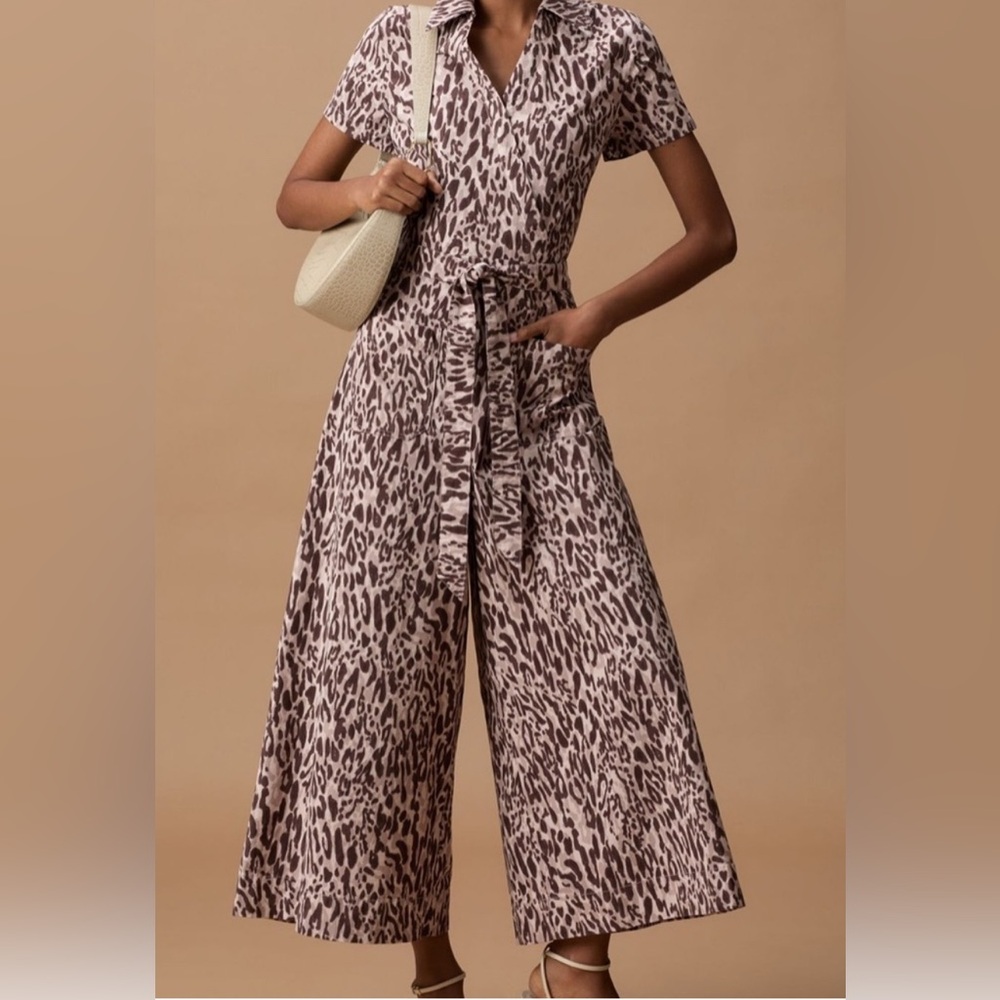 Leopard Print Women's Jumpsuit Anthropologie